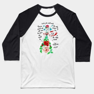 Flowers Baseball T-Shirt